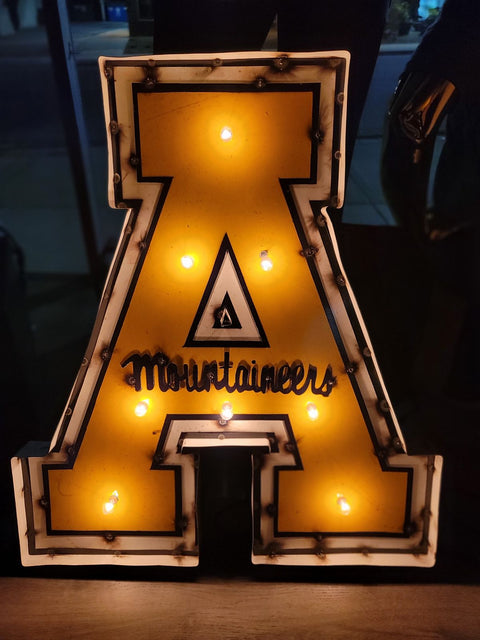 App State Illuminated Metal Sign