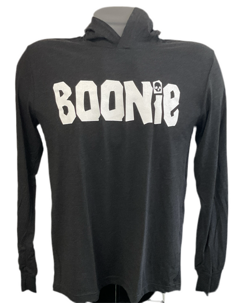 Bella Canvas Triblend Black Boonie Hoodie long sleeve