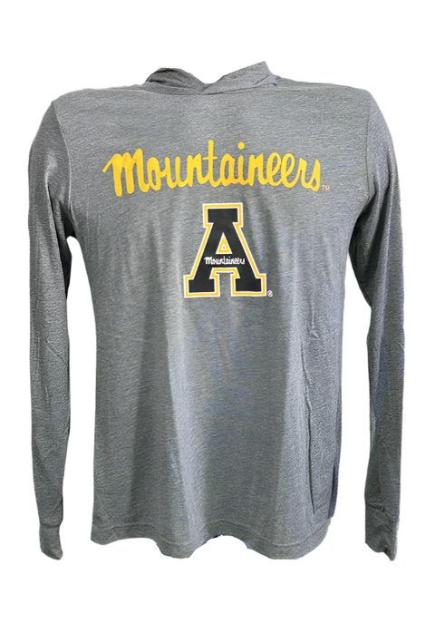 Long Sleeve Hooded Grey Tee