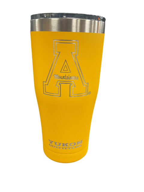 20 oz Gold Appstate Tumbler