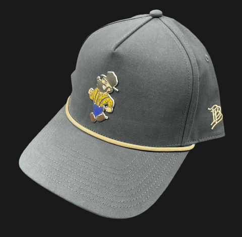 Curved Canvas 5 Panel Rope Hat