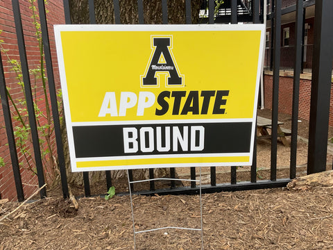 App State Bound Yard Sign