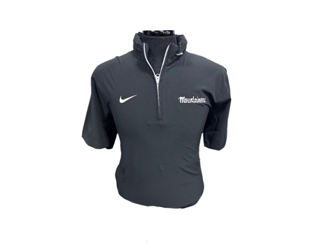 AC NIKE Black Short Sleeve Lightweight Coach Jacket