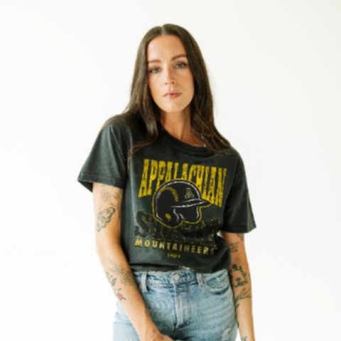 Appalachian State Gameday Black Murray Base Tee