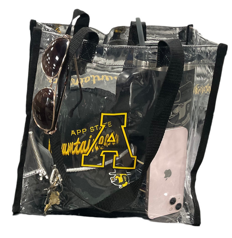 App State Open Stadium Clear Tote