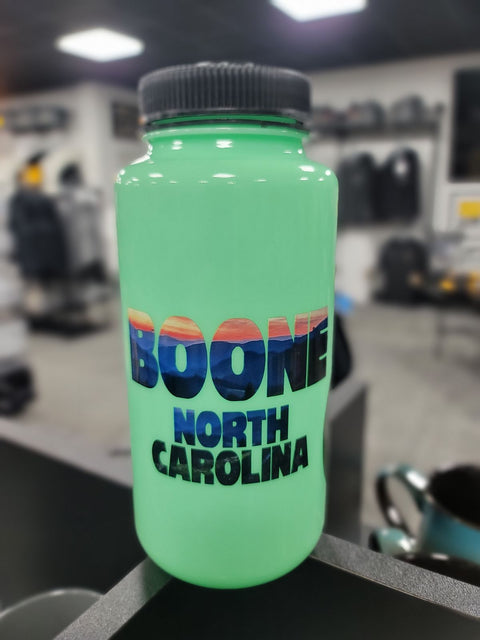 Nalgene 'Boone NC' Glow in Dark Water Bottle