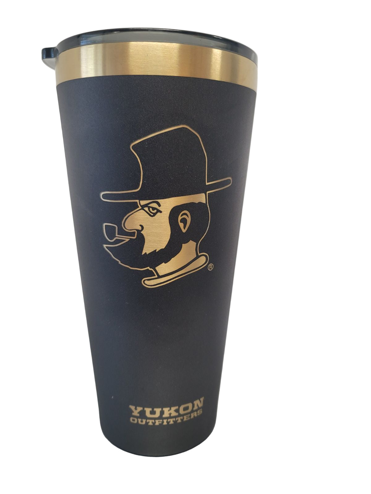 32oz Double Pint Yosef Black & Gold PVD – Mountaineer Mania