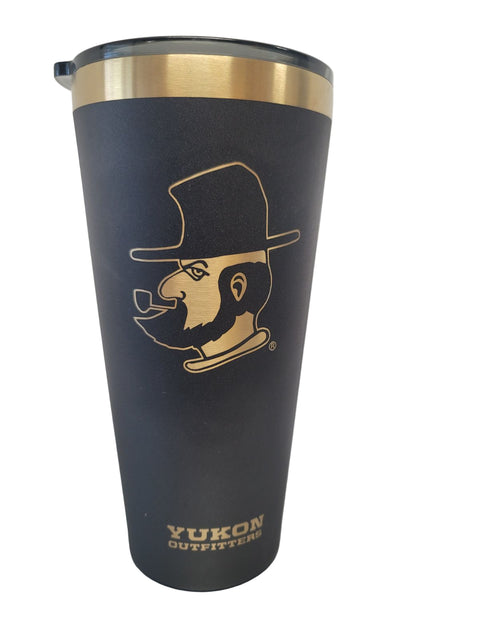32oz Double Pint Yosef Black & Gold PVD