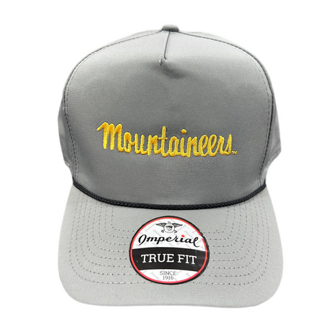 Grey Imperial True Fit Mountaineers Hat (Black Rope)