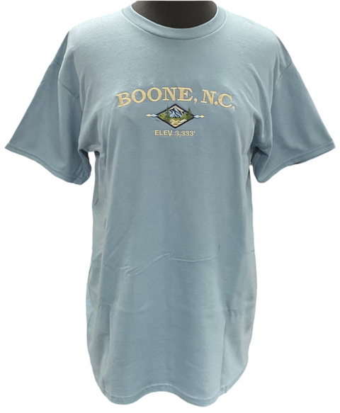 Embroidered Boone NC 3333 elev. Tee