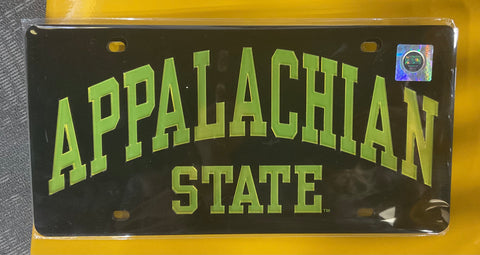 APPALACHIAN STATE LICENSE PLATE