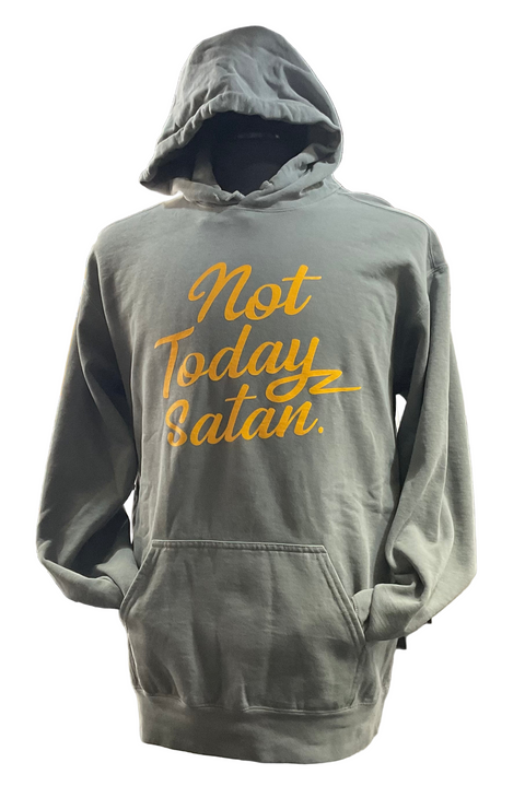 Not Today Satan Comfort COLORS HOODIE
