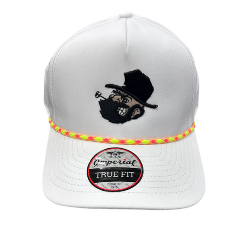 Imperial True Fit - White/Berry Neon Rope - Mania Man - Hat
