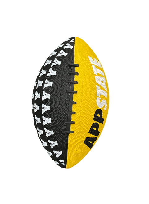 Appalachian State Repeating Mini  Size Rubber Football