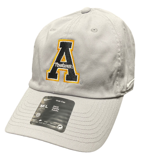 App State Mountaineers NIKE Grey Club Cap