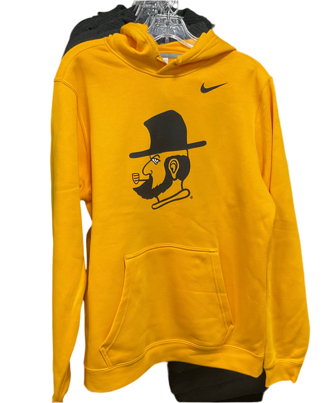 App State Nike  Club Fleece Gold Hoodie - Yosef