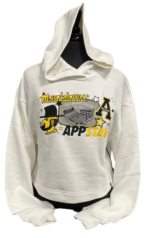 App State Layer Patch Crop Hoodie
