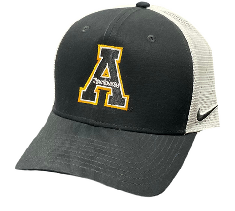 APPALACHIAN STATE NIKE BLACK RISE TRUCKER