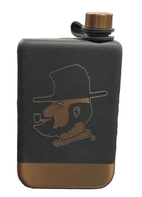 Yukon Outfitters 9 oz Highline Flask with Engraved Copper Yosef