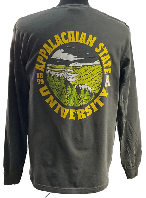Appalachian State University Long Sleeve Tee - Watauga Mist