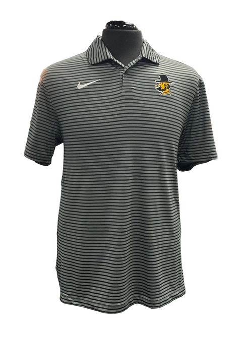 App State Nike Dri-Fit Tour Stripe Polo