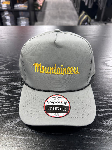 Grey Imperial True Fit Mountaineers Hat (Black Rope)