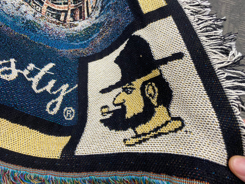 App State Tapestry Afghan Blanket