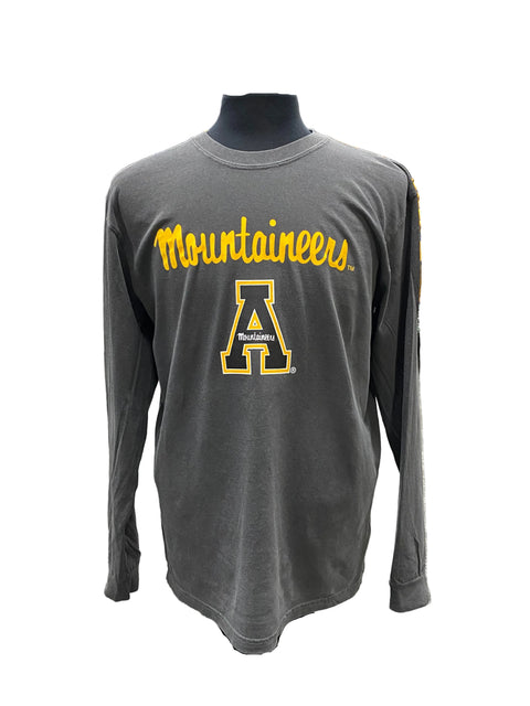 Comfort Colors LS Tee - Mountaineers w/ Block A