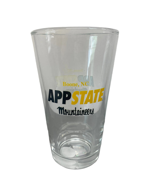 App State 16 oz Glass Pint
